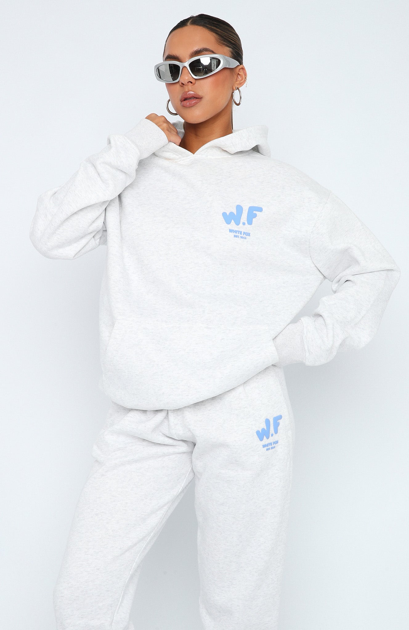 Romi Oversized Hoodie - Marl Grey