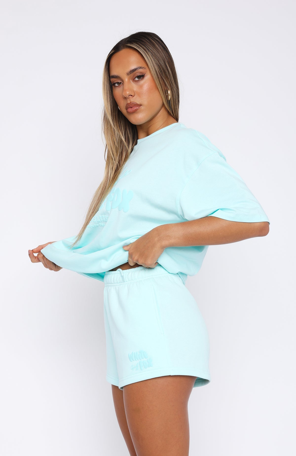 Capsule 9 Star Of The Moment Lounge Shorts Mint | White Fox Boutique UK