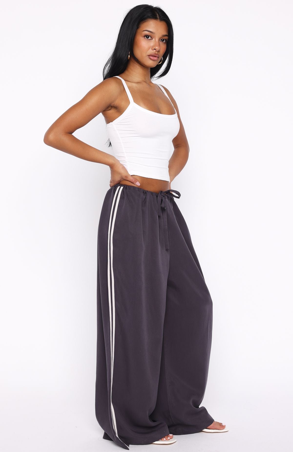 Distant Memories Pants Charcoal | White Fox Boutique UK