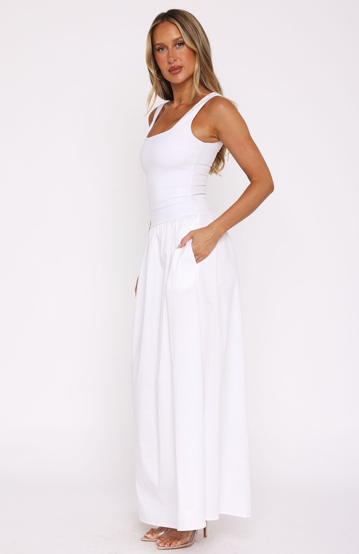 summer white maxi dresses uk Summer Delight Maxi Dress White