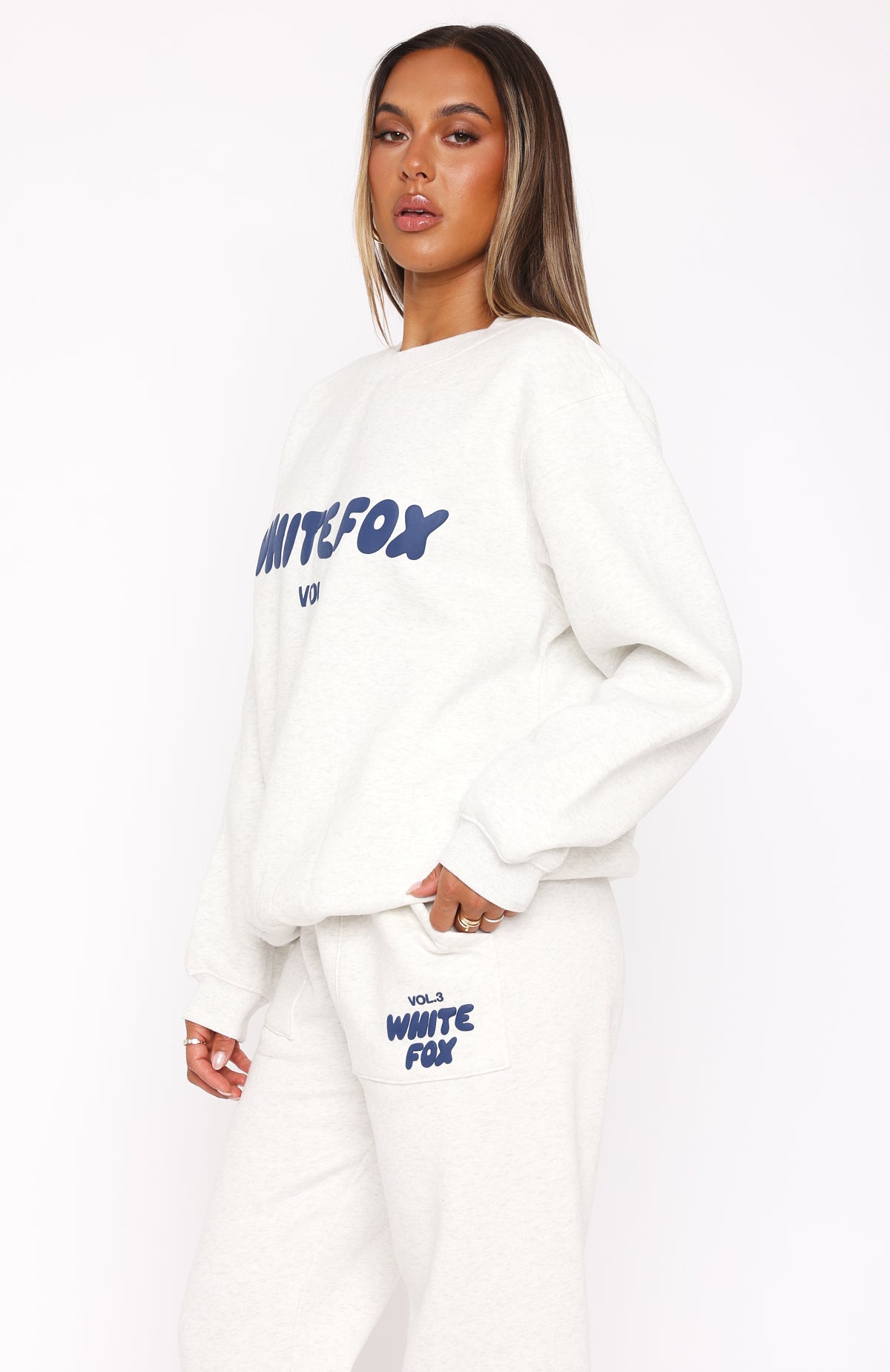 Offstage Sweater Mineral Grey | White Fox Boutique UK