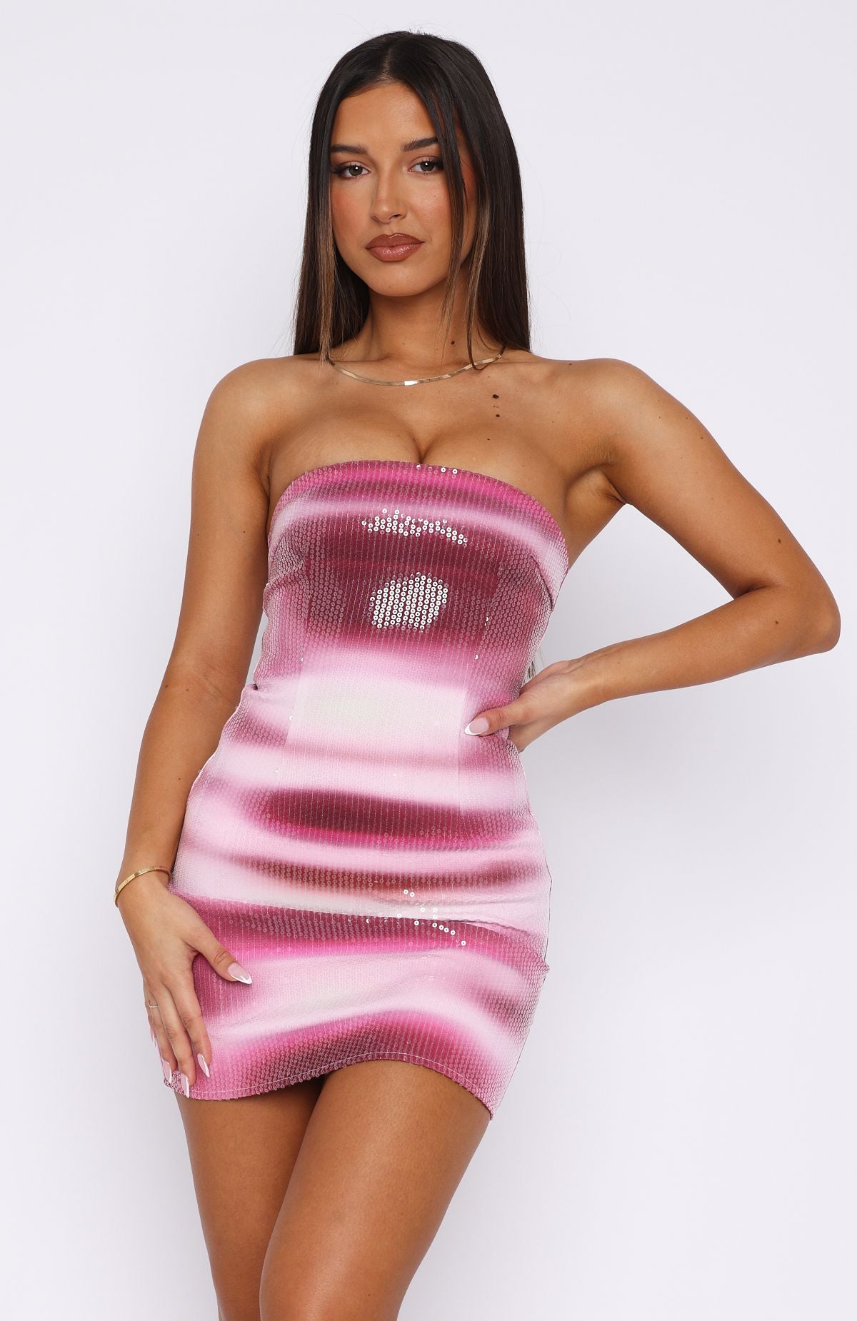 make up my mind mini dress boysenberry ripple Make Up My Mind Sequin Mini Dress Plum