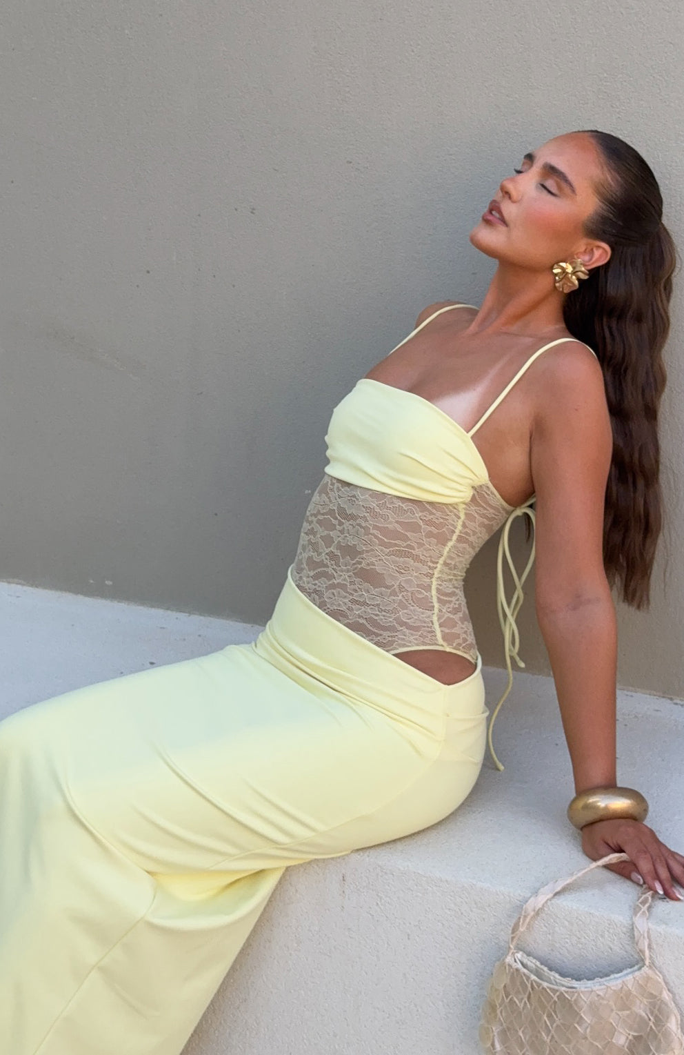 compliment me maxi dress Lemon Show off your playful Size:S 95-52.5 kg Black Dress Red Belt 26/07 S&W