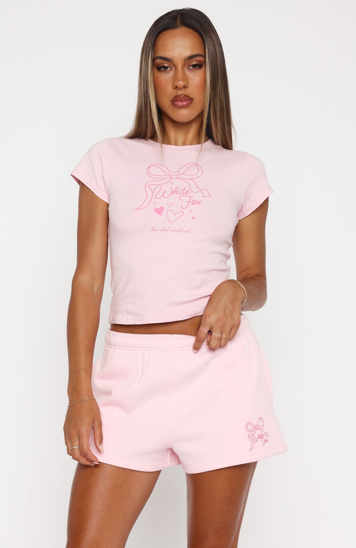 Love You Forever Baby Tee Pink | White Fox Boutique UK