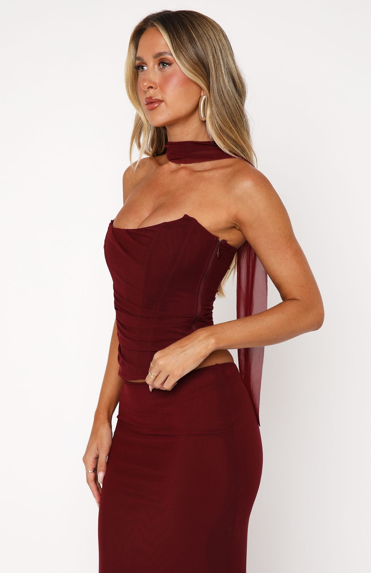 Bye Girl Strapless Bustier Butter