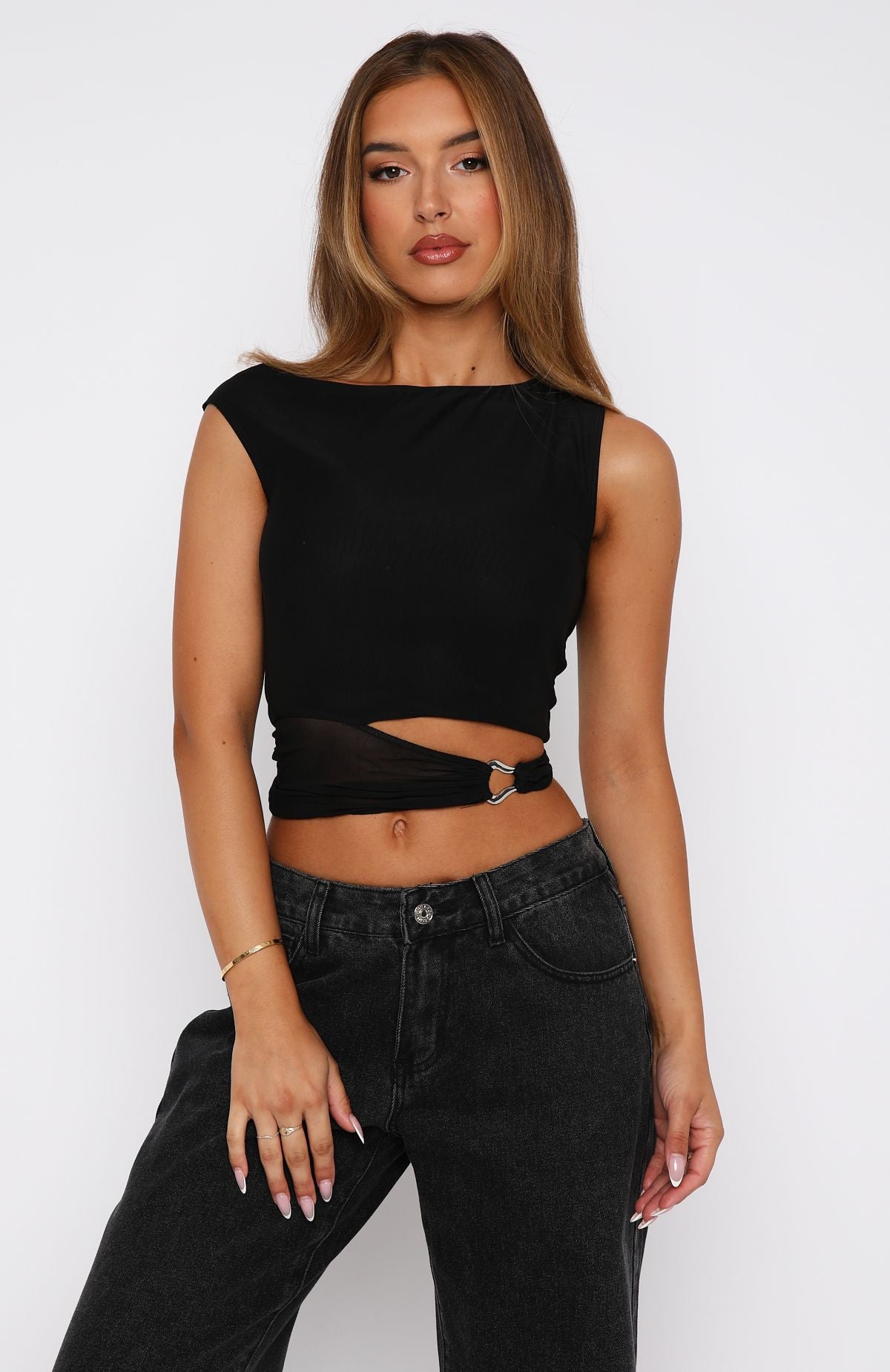 CONFIDENCE TOP Black