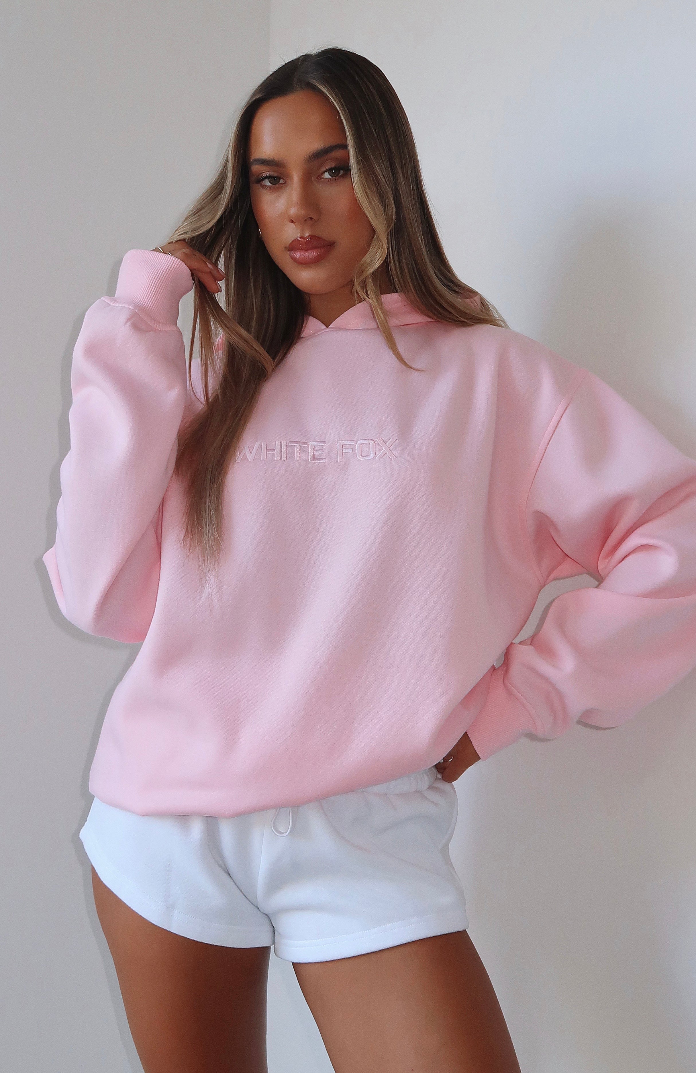 Stay Lifted Oversized Hoodie Posy | White Fox Boutique UK