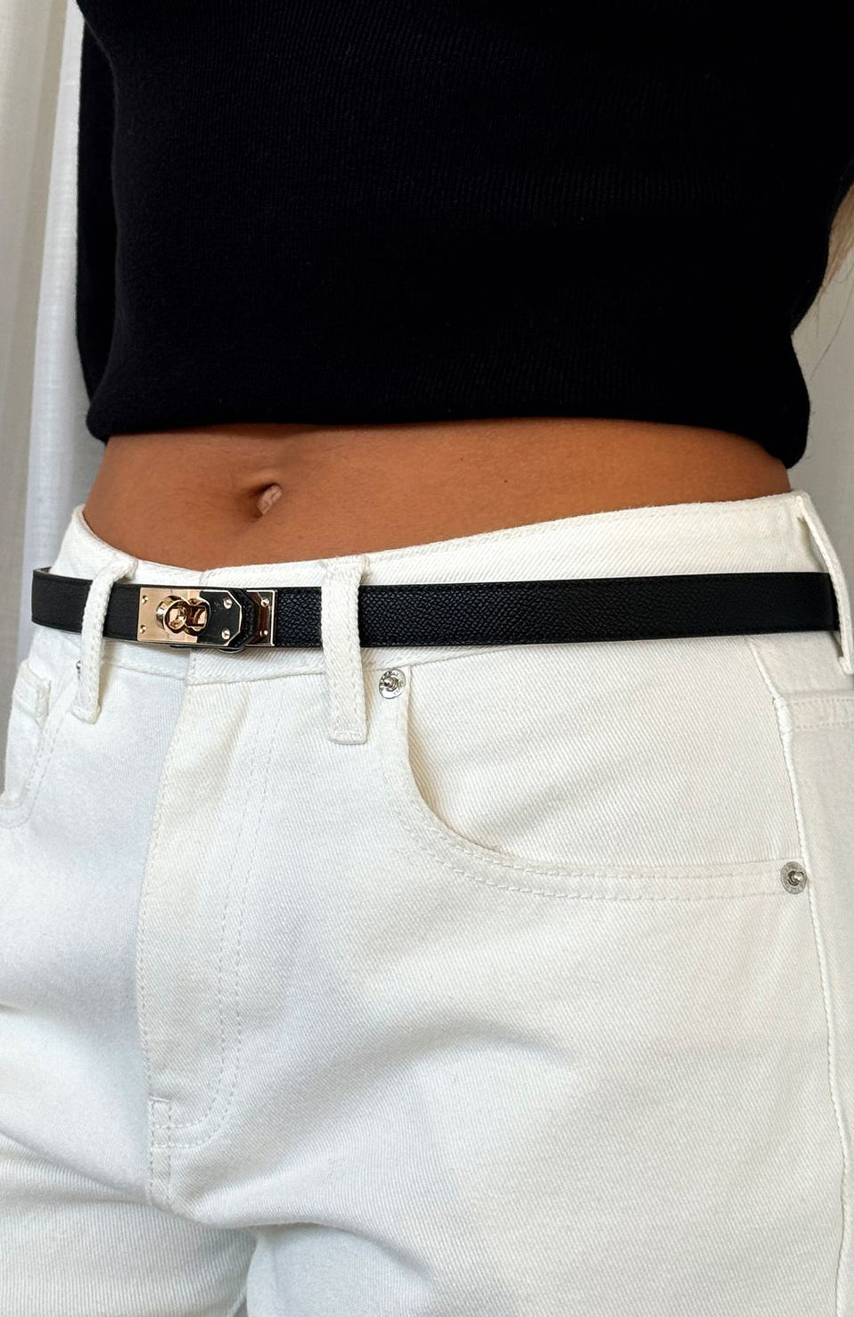 Zuri Belt Black | White Fox Boutique UK