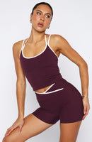 Power Boost Active Tank Plum/Cream