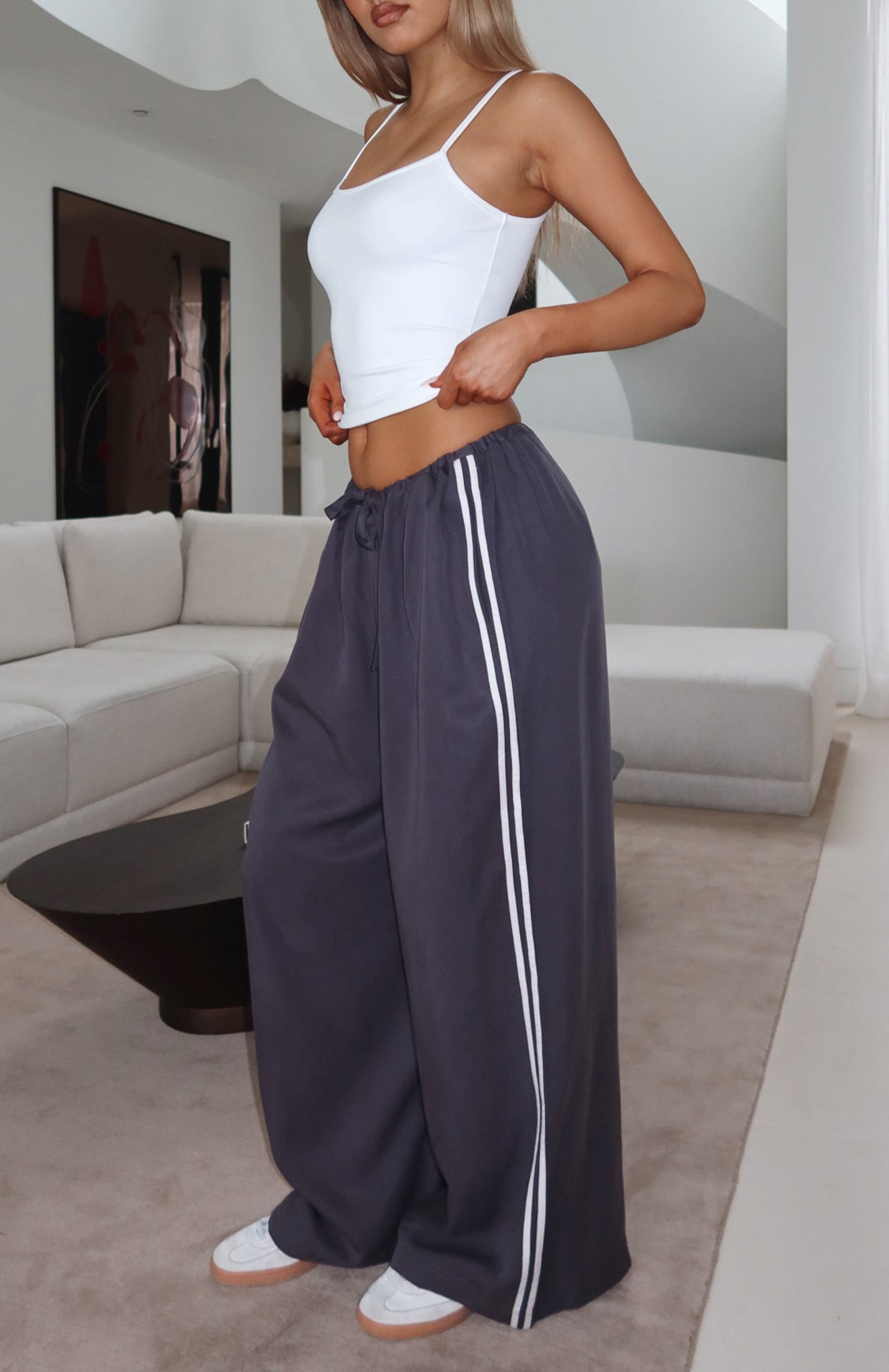 Distant Memories Pants Charcoal | White Fox Boutique UK