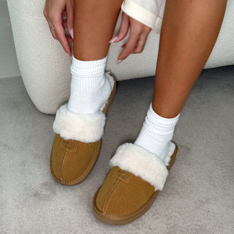 Shop Grayson Slippers Chestnut