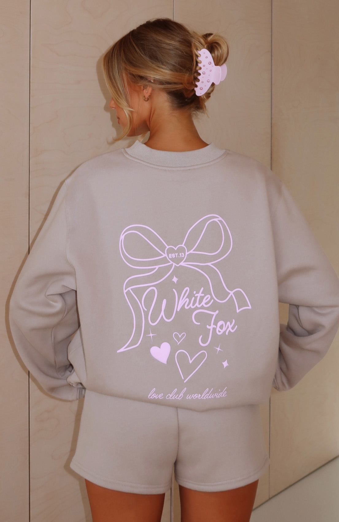Love You Forever Oversized Sweater Moon White Fox Boutique UK