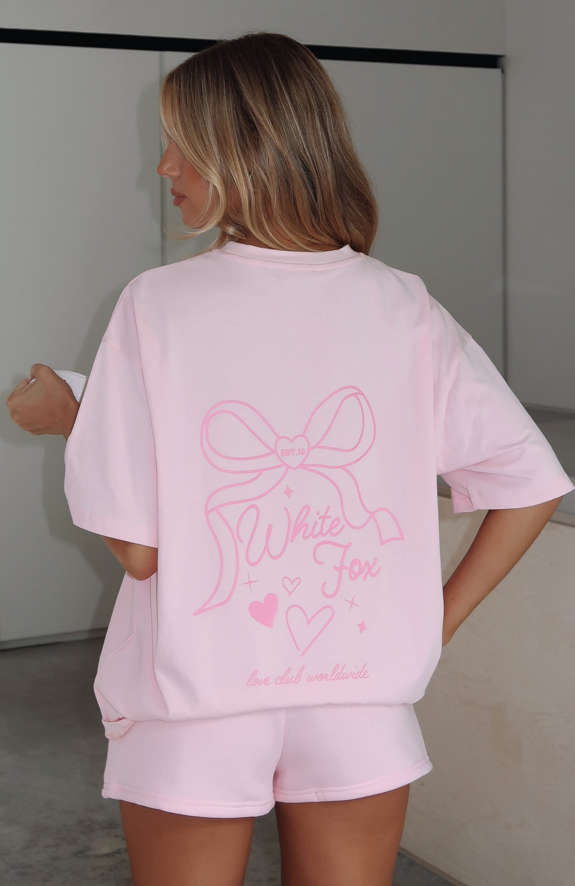 Love You Forever Oversized Tee Pink | White Fox Boutique UK
