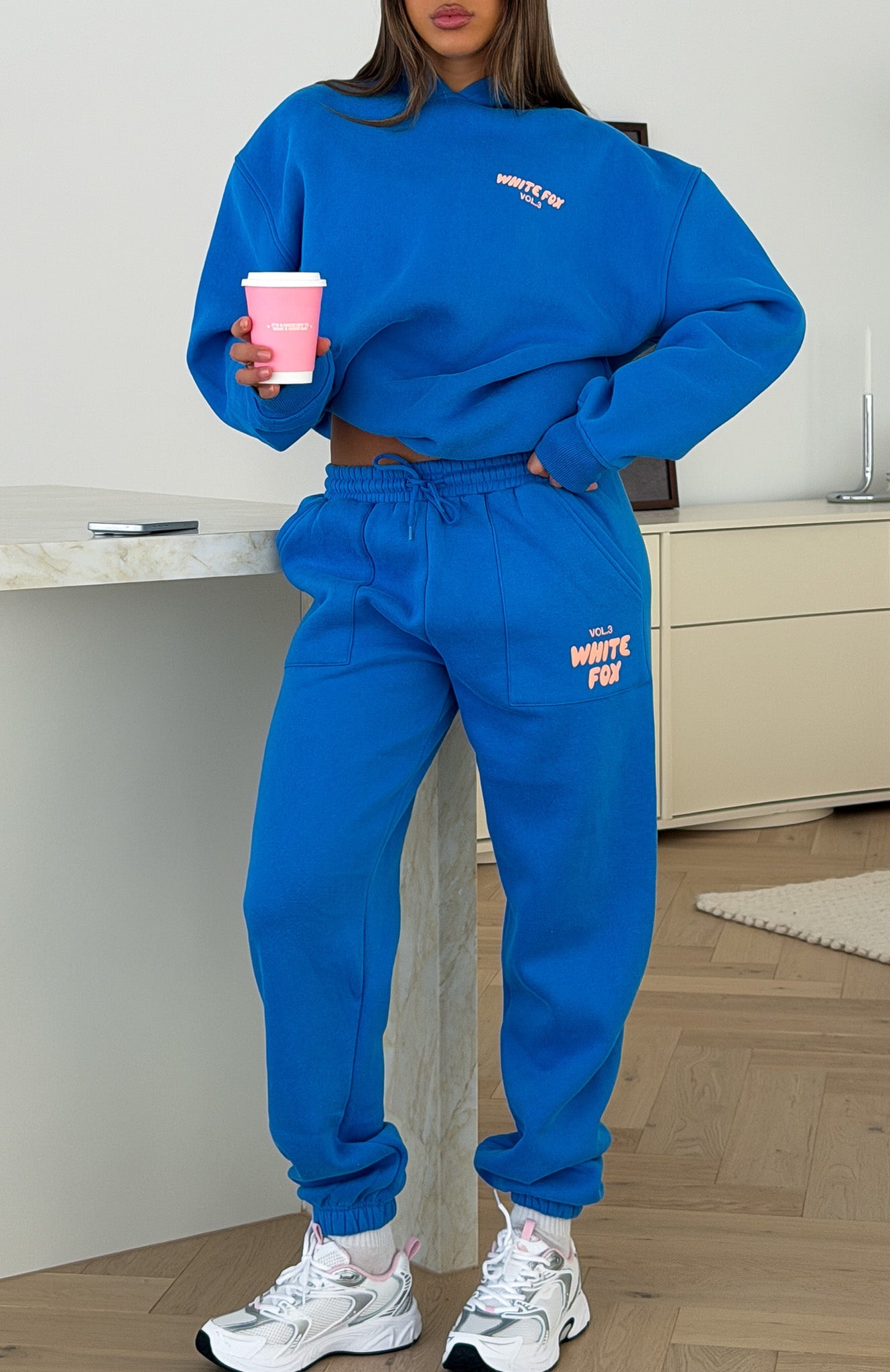 Offstage Sweatpants Azure | White Fox Boutique UK