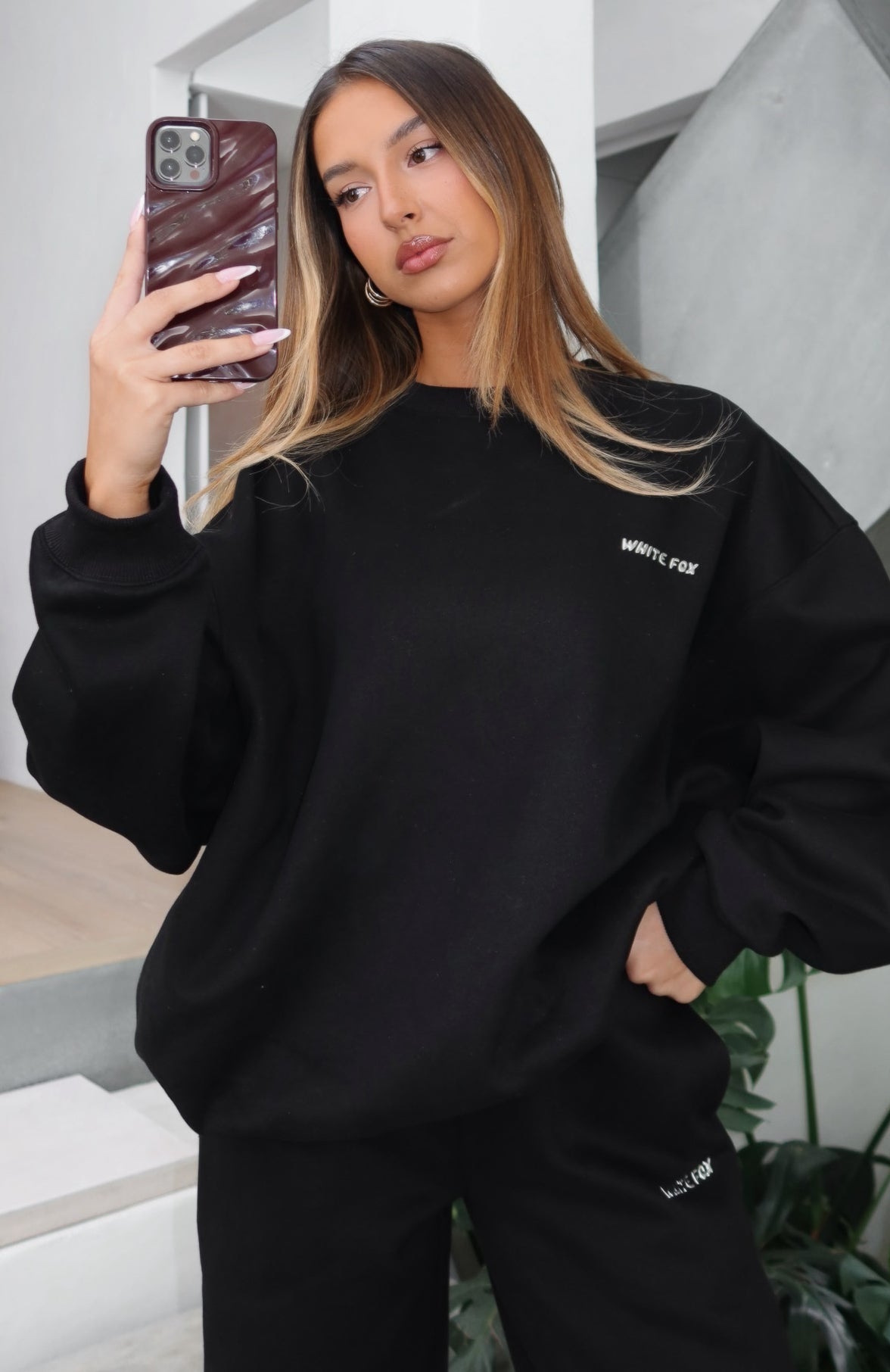 Test Drive Oversized Sweater Black | White Fox Boutique UK
