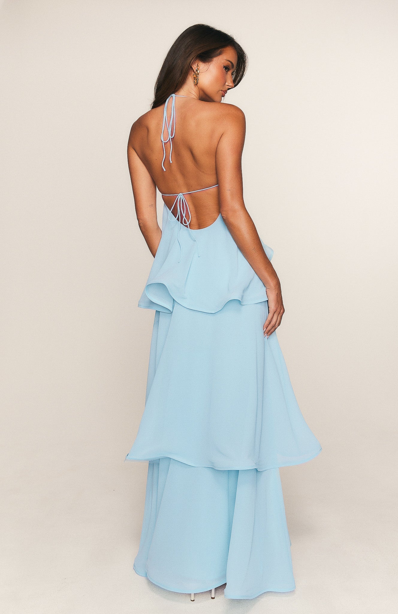 Twirl With Me Maxi Dress Baby Blue | White Fox Boutique UK