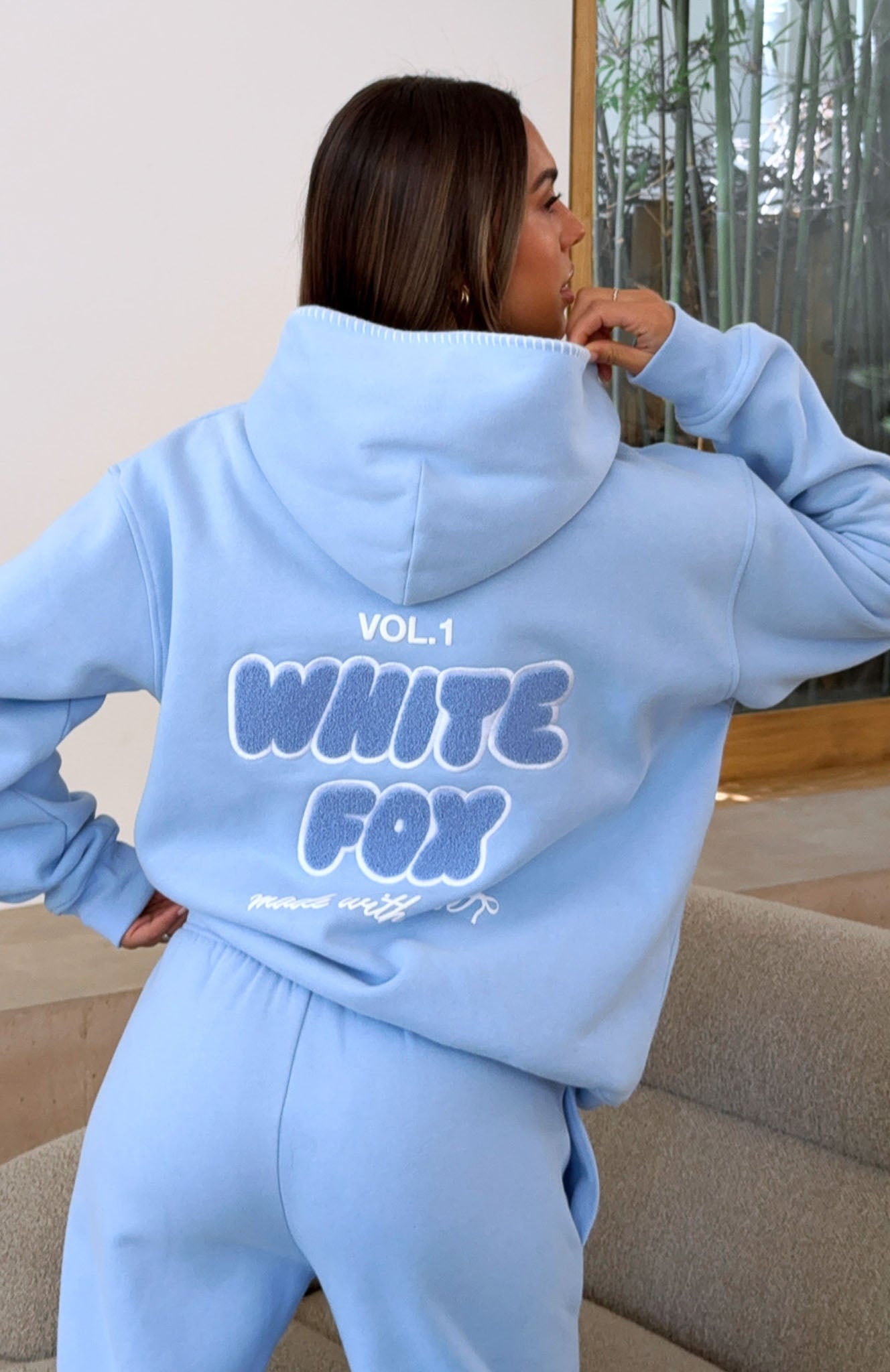 Vol. 1 Oversized Hoodie Blue | White Fox Boutique UK