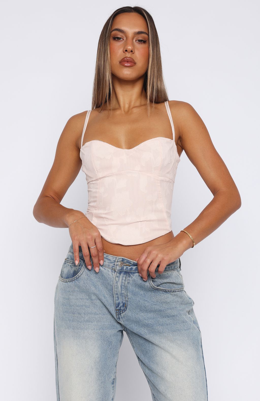 Broken Dreams Bustier Blush | White Fox Boutique UK