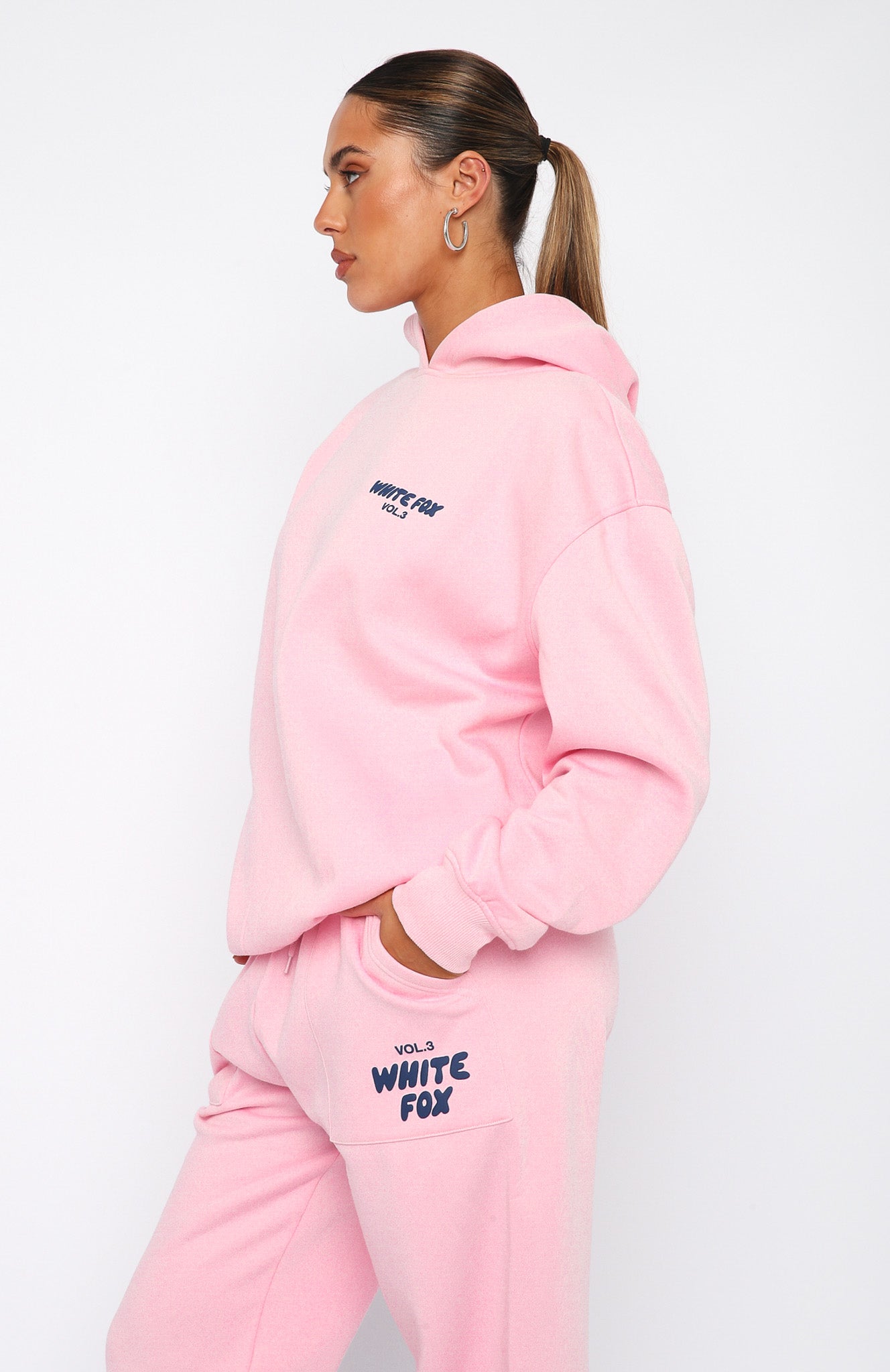 Pink off white hoodie on sale