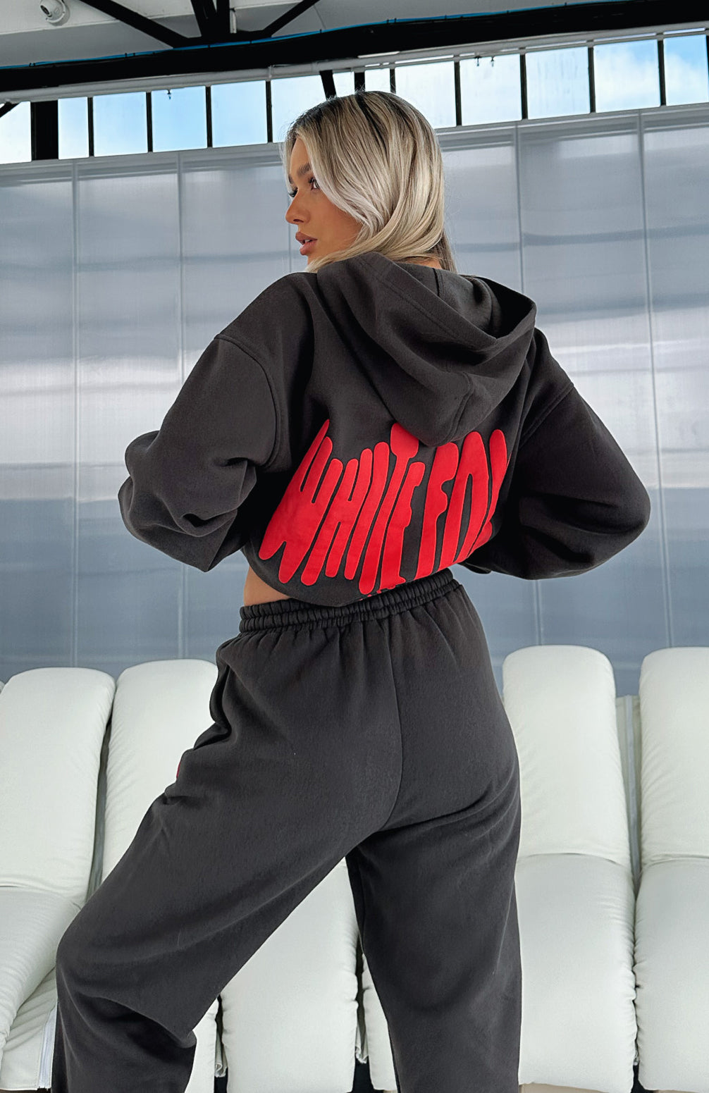 Red lava blocks hoodie online