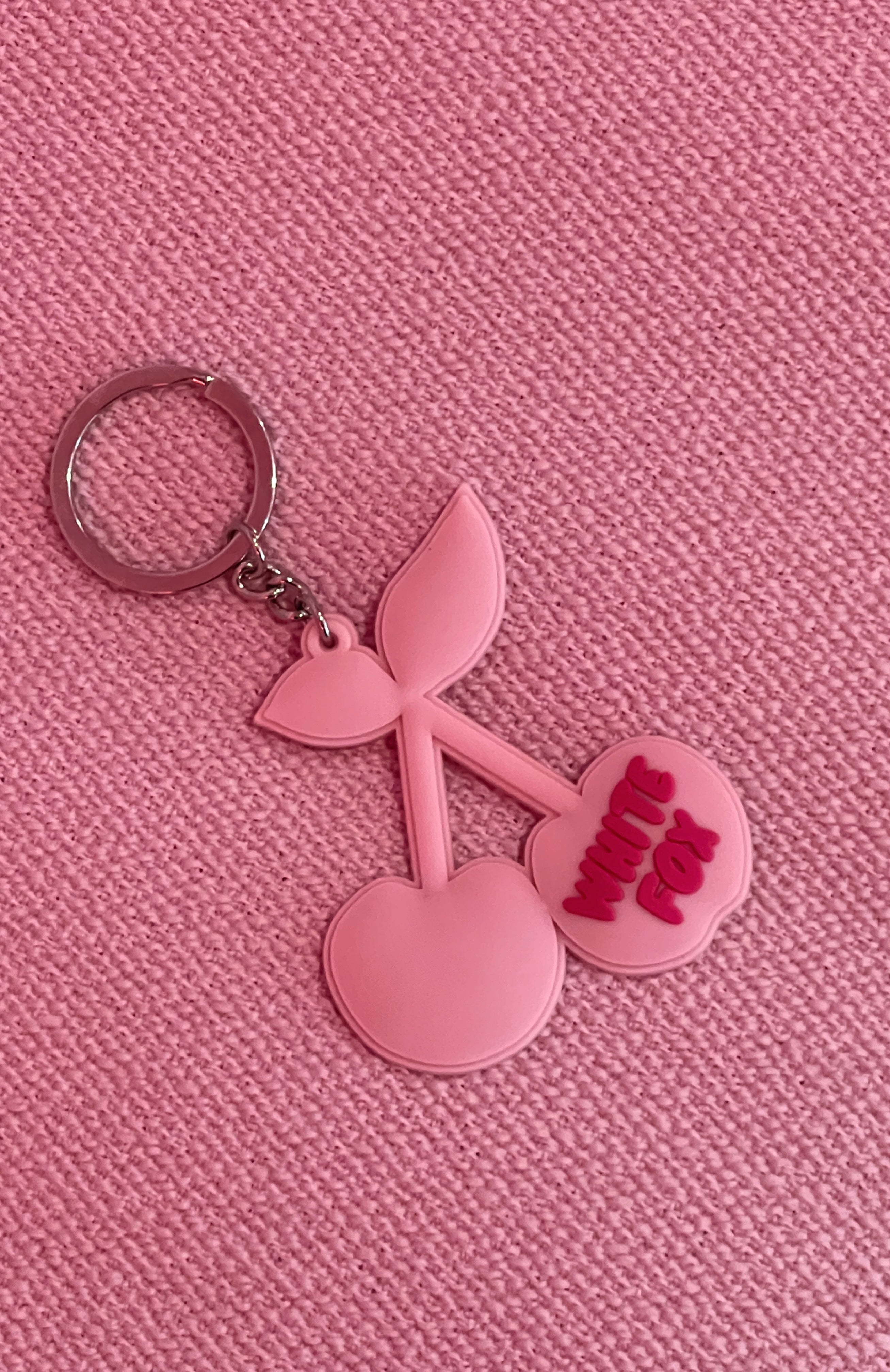 Cherry On Top Keychain Pink | White Fox Boutique UK
