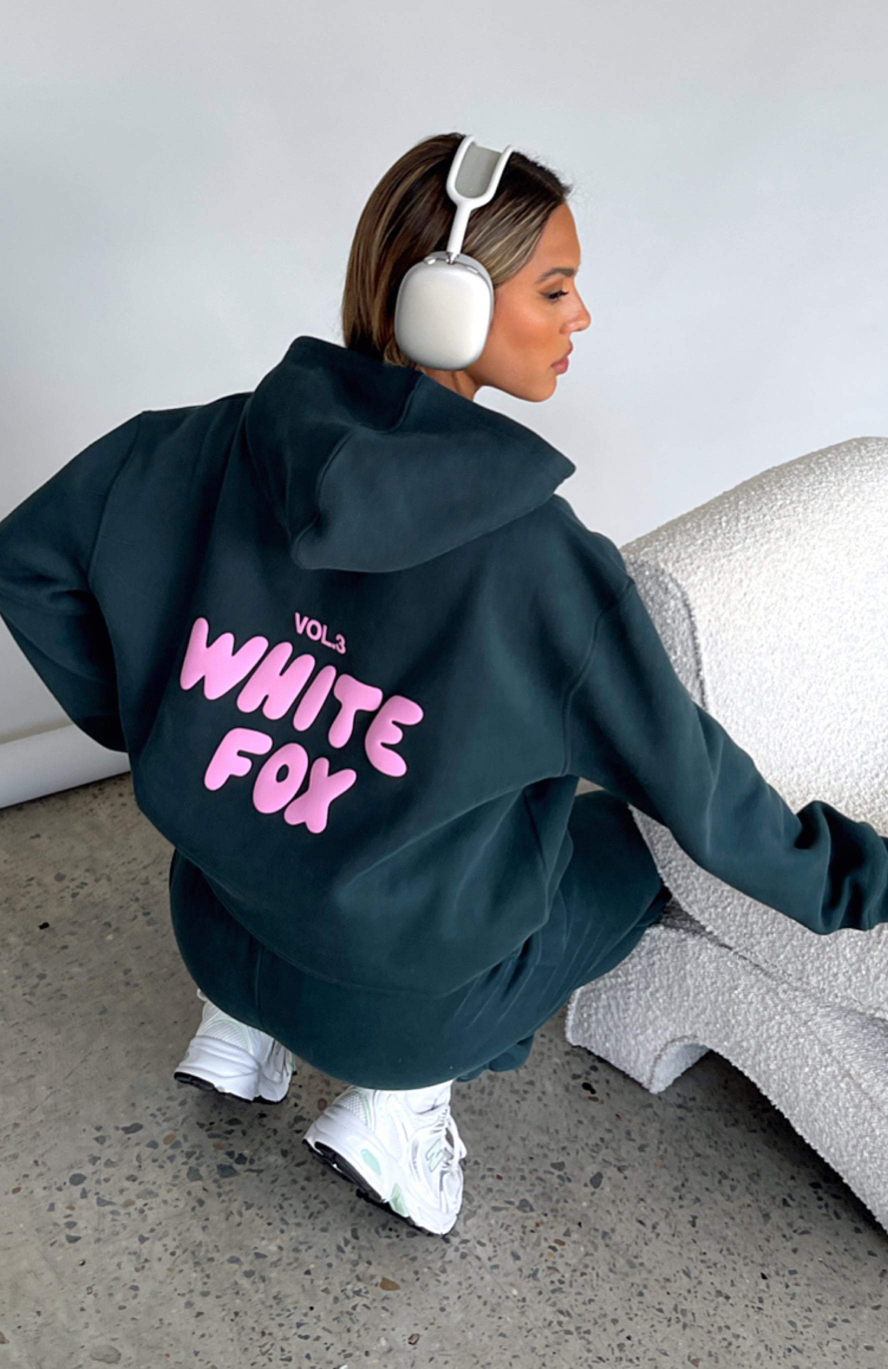 Offstage Hoodie Pine White Fox Boutique UK