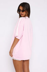 Go For The Shot Oversized Jersey Pink