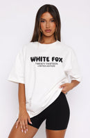 Looking For More Oversized Tee White