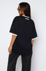 Hit A Home Run Oversized Jersey Navy