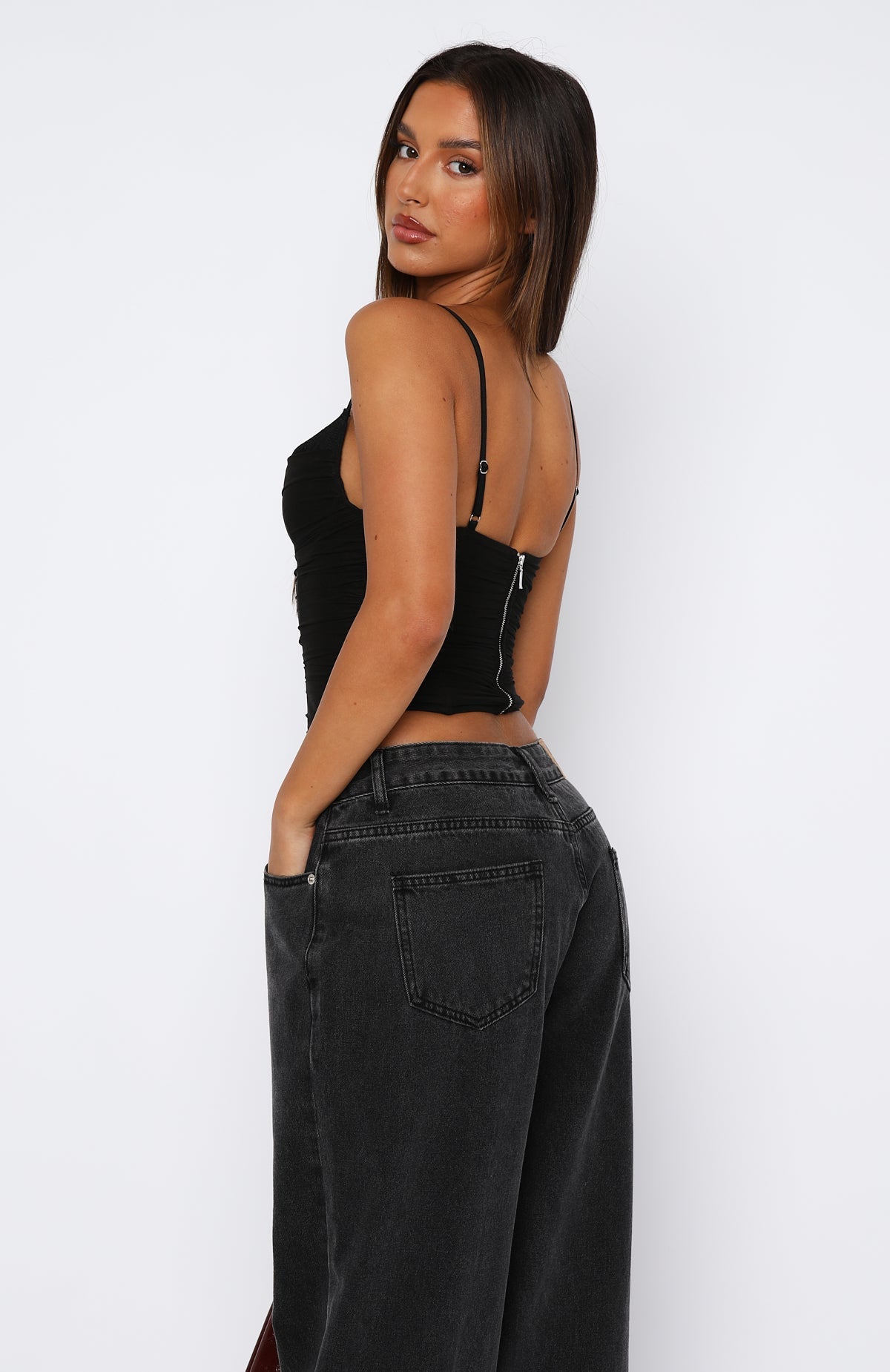 Heavenly Hour Bustier Black | White Fox Boutique UK