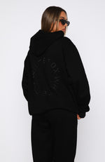 Stay Lifted Oversized Hoodie Black