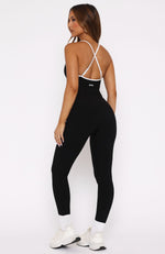 Hero Jumpsuit Black /White