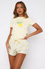 Sweetheart Pyjama Set Lemonade