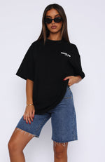 Offstage Oversized Tee Black