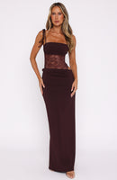 Compliment Me Maxi Dress Burgundy