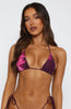 Golden Hour Bikini Top Berry Lush