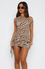 Trip Of A Lifetime Mini Dress Caribbean Waves