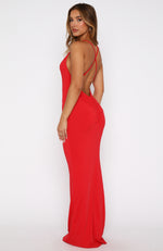 Vacation Vibes Maxi Dress Red