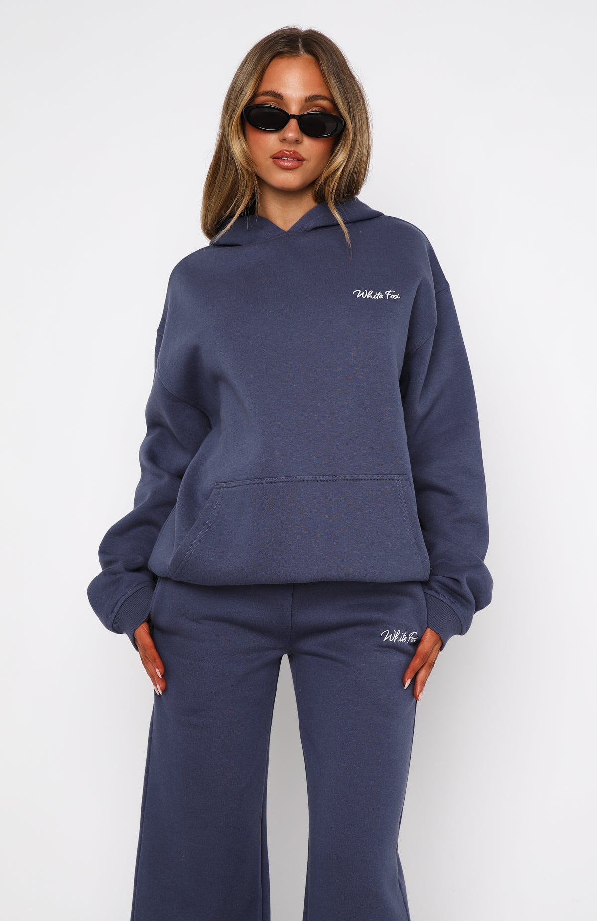 Match Your Words Oversized Hoodie Navy | White Fox Boutique UK