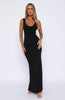 On My Own Again Maxi Dress Black