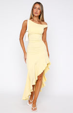 Everybody Loves It Maxi Dress Lemon