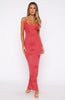 Trust Issues Maxi Dress Red