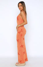 trust issues maxi dress orange White Fox Trust Issues Maxi Dress
