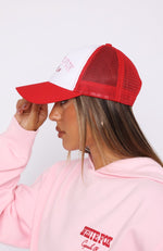 Capsule 9 Trucker Hat Red