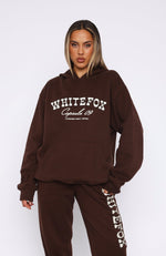 Capsule 9 Catch A Vibe Oversized Hoodie Espresso