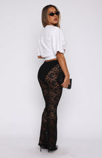 New Era Lace Pants Black