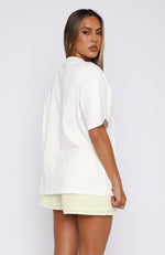 When Life Gives You Lemons Oversized Tee White