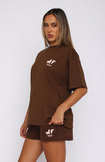 The New Standard Oversized Tee Chocolate