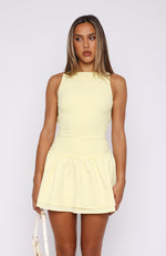 Good Girl Mini Dress Lemon