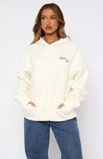 Self Love Always Oversized Hoodie Cream